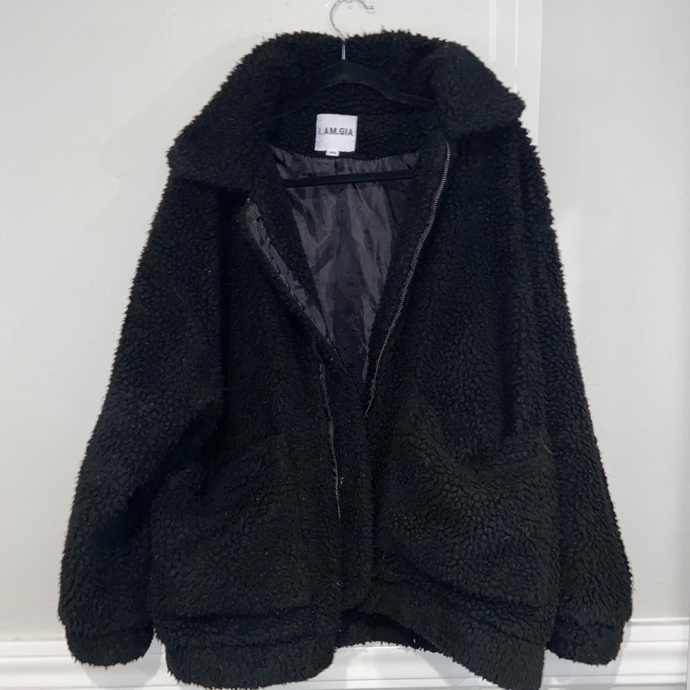 I.AM.GIA pixie coat black